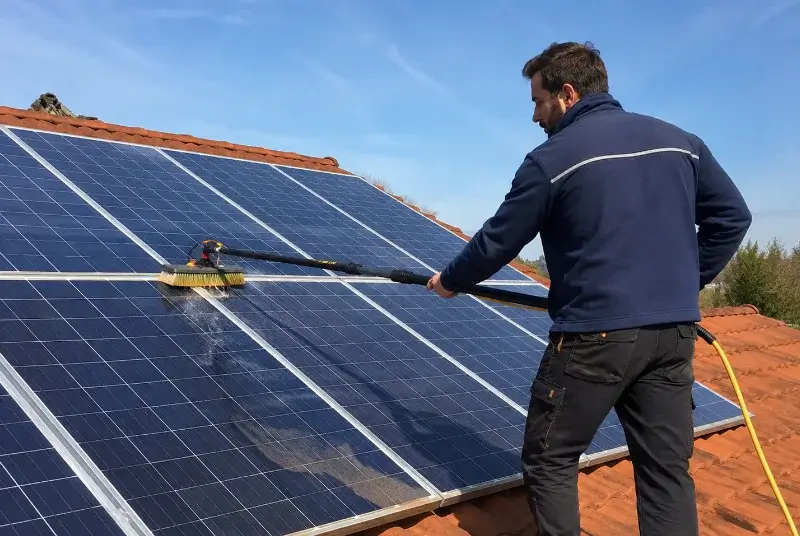 Nettoyage et entretien de panneaux solaires à Bidart