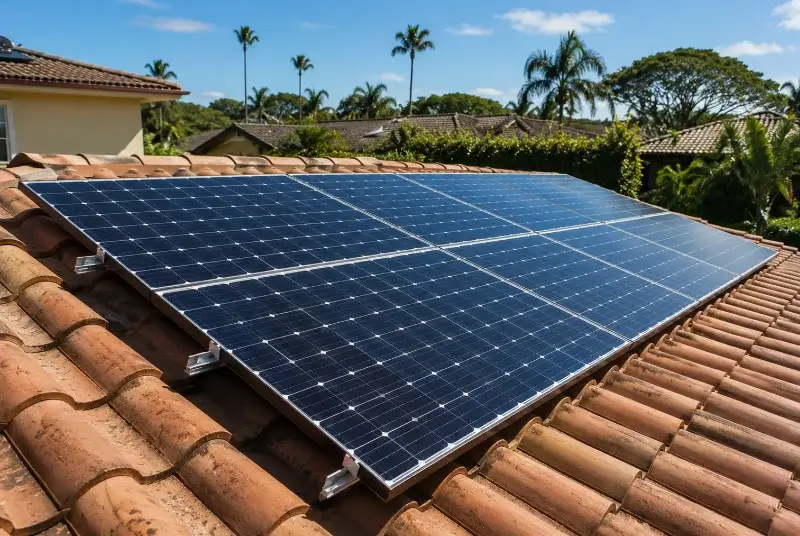 Installation de panneaux solaires à Bidart